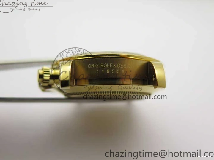 KKF Steel YG Dial Best 904L Edition 1:1 Green Bracelet YG Daytona on A7750 0410